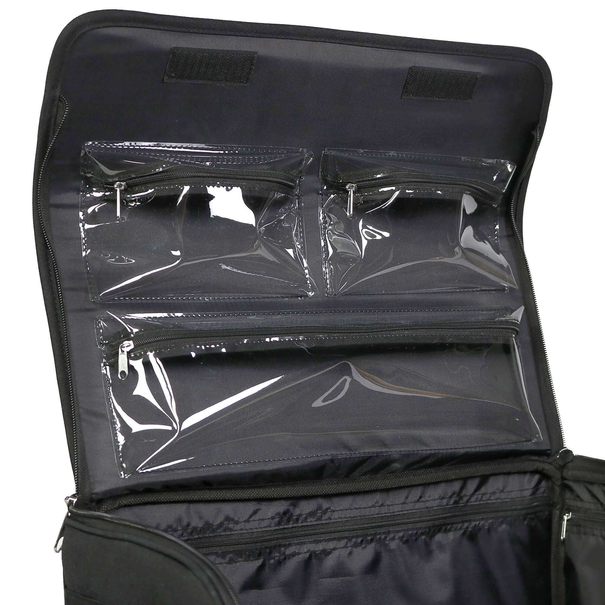 Everything Mary Black & White Floral Rolling Sewing Machine Tote
